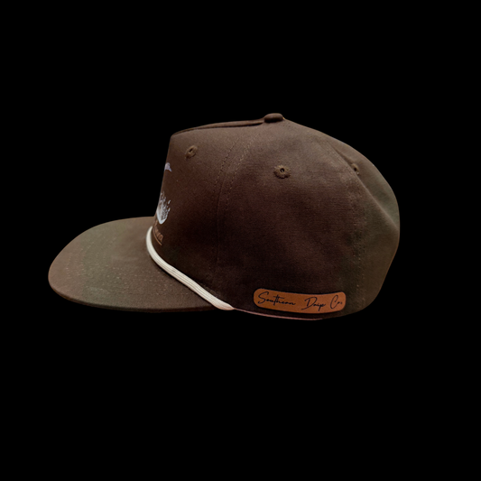 Green with White Rope